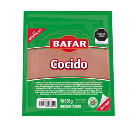 cocido 50 rebanadas